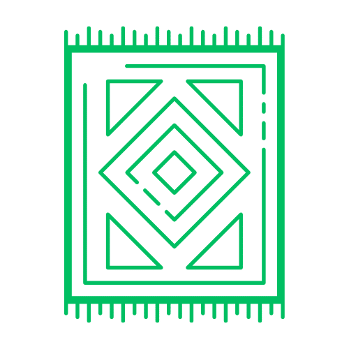 Master Green Carpet Cleaners Area Rug Icon